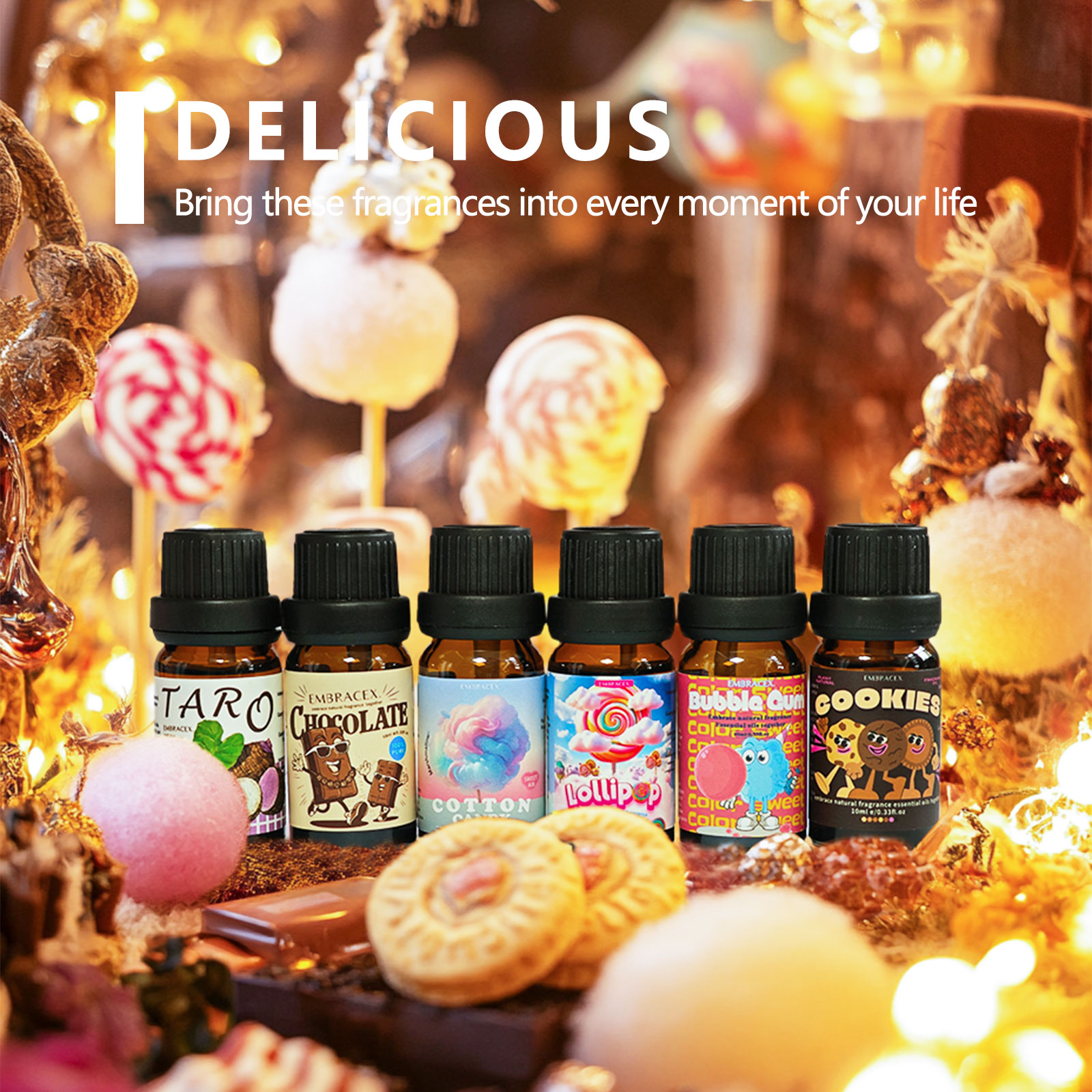 6 pièces/1 ensemble de huiles  - Home Fragrance Usa avis et prix